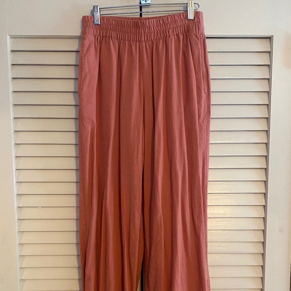 Old navy 2024 Linen Wide Leg Pants size medium